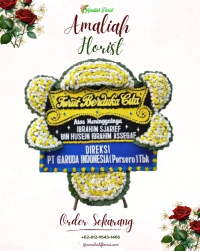 Papan Bunga Duka di Arenjaya