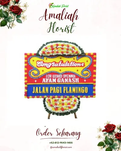 Bunga Papan Congratulation di Arenjaya